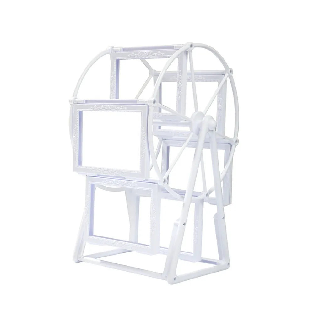 5 Inch Lightweight Rotating Windmill Photo Frame Stable Unique Design Ferris Wheel Photo Holder Simple DIY Picture Frame Bedroom